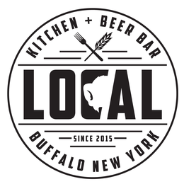 LOCAL KITCHEN + BEER BAR BUFFALO NEW YORK SINCE 2015 trademark