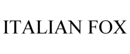 ITALIAN FOX trademark