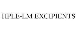 HPLE-LM EXCIPIENTS trademark