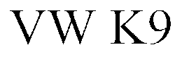 VW K9 trademark