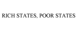 RICH STATES, POOR STATES trademark