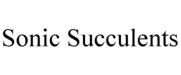 SONIC SUCCULENTS trademark
