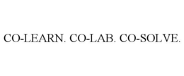 CO-LEARN. CO-LAB. CO-SOLVE. trademark