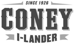 SINCE 1926 CONEY I-LANDER trademark