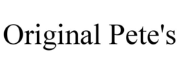 ORIGINAL PETE'S trademark