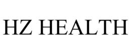 HZ HEALTH trademark