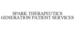 SPARK THERAPEUTICS GENERATION PATIENT SERVICES trademark