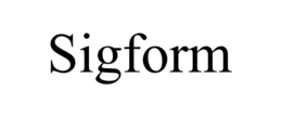SIGFORM trademark