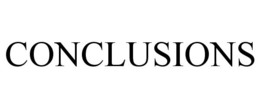 CONCLUSIONS trademark