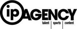 IP AGENCY TALENT SPORTS CONTENT trademark