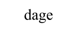 DAGE trademark