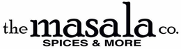 THE MASALA CO. SPICES & MORE trademark