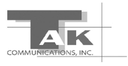 TAK COMMUNICATIONS, INC. trademark