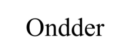 ONDDER trademark