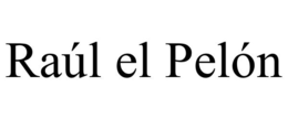 RAÚL EL PELÓN trademark