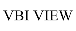 VBI VIEW trademark
