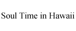 SOUL TIME IN HAWAII trademark