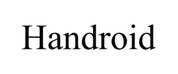HANDROID trademark
