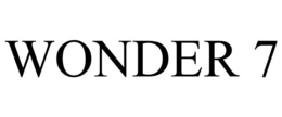 WONDER 7 trademark