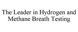 THE LEADER IN HYDROGEN AND METHANE BREATH TESTING trademark