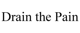 DRAIN THE PAIN trademark