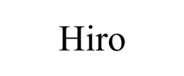 HIRO trademark