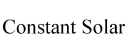 CONSTANT SOLAR trademark