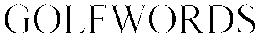 GOLFWORDS trademark