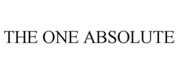 THE ONE ABSOLUTE trademark
