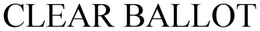 CLEAR BALLOT trademark