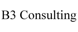 B3 CONSULTING trademark