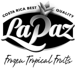 COSTA RICA BEST QUALITY LAPAZ FROZEN TROPICAL FRUITS trademark