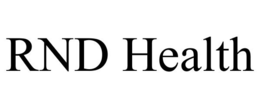 RND HEALTH trademark