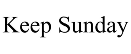 KEEP SUNDAY trademark
