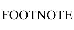 FOOTNOTE trademark