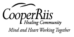COOPERRIIS HEALING COMMUNITY MIND AND HEART WORKING TOGETHER trademark