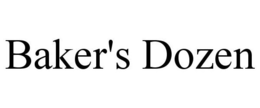 BAKER'S DOZEN trademark