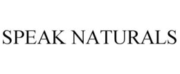 SPEAK NATURALS trademark