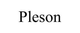PLESON trademark
