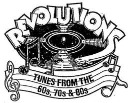 REVOLUTIONS TUNES FROM THE 60S, 70S & 80S trademark
