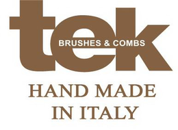 TEK BRUSHES & COMBS HAND MADE IN ITALY trademark