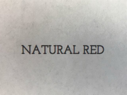 NATURAL RED trademark