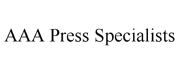 AAA PRESS SPECIALISTS trademark