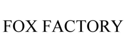 FOX FACTORY trademark