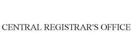 CENTRAL REGISTRAR'S OFFICE trademark