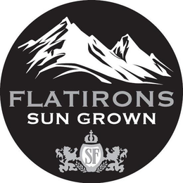 FLATIRONS SUN GROWN SF trademark