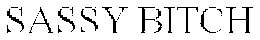 SASSY BITCH trademark