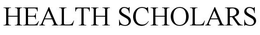 HEALTH SCHOLARS trademark