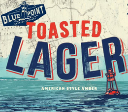 BLUE POINT BREWING COMPANY EST. LONG ISLAND 40.77.-73.02 TOASTED LAGER AMERICAN STYLE AMBER trademark