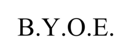 B.Y.O.E. trademark